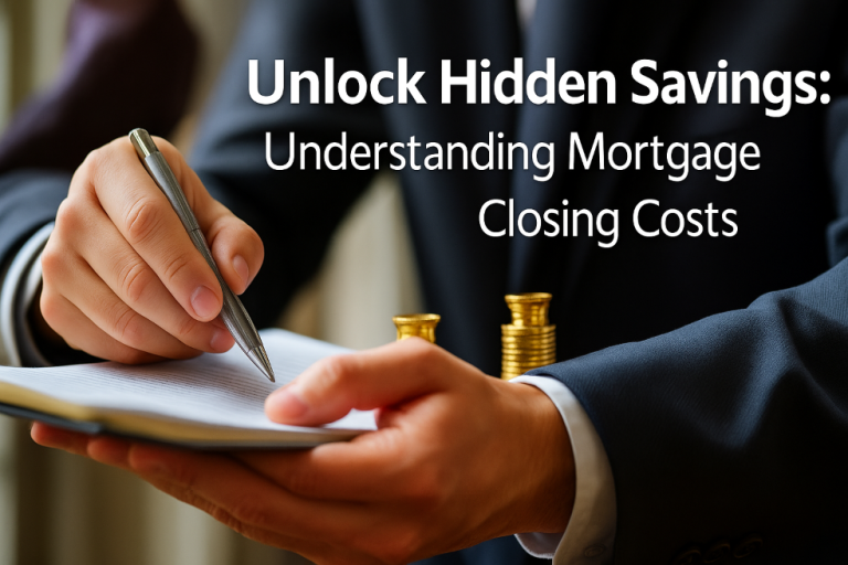 Unlock Significant Savings: Master Your Mortgage Closing Costs and Save Thousands