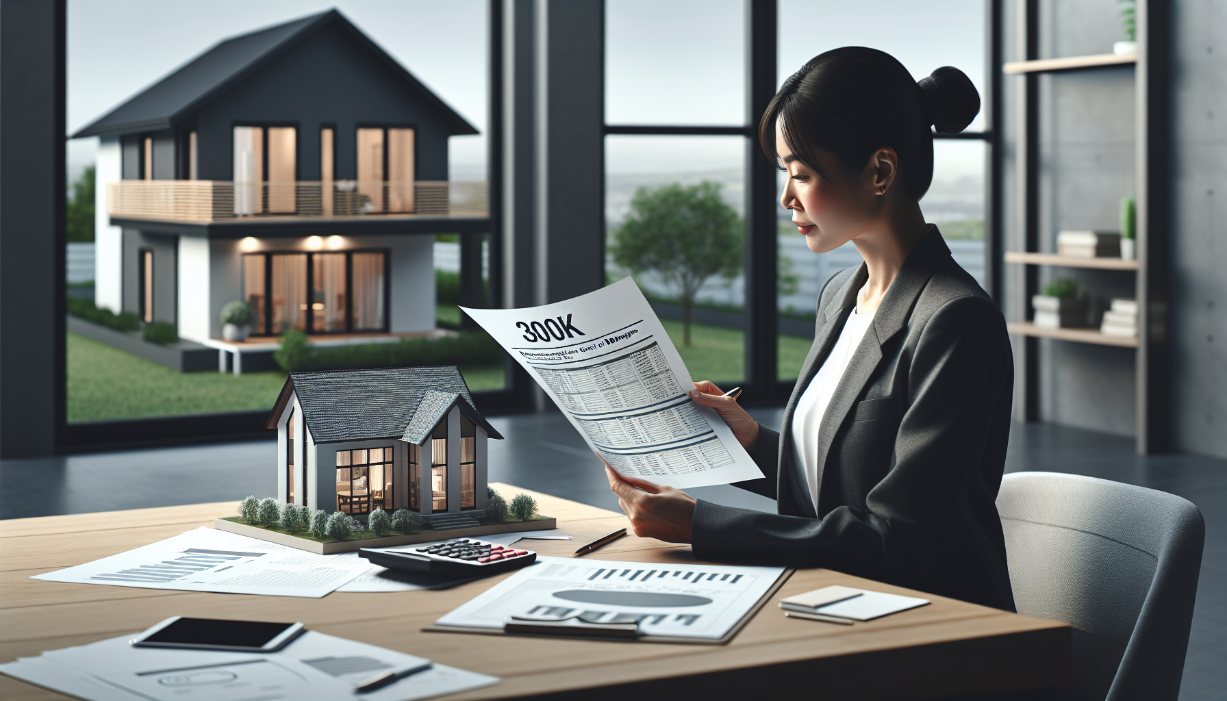 mortgage on a 300k house